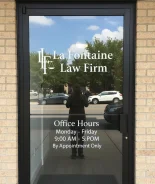 Professional law firm office window graphics in Maryland