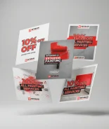 Promotional flyer design for a Maryland marketing campaign