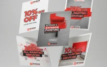 Promotional flyer design for a Maryland marketing campaign