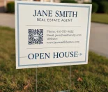 Real estate open house yard sign designed in Maryland