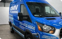 Full vehicle wrap design for DMV Plumbing in Montgomery County, MD