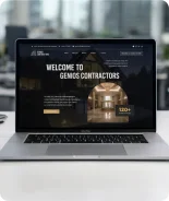 Custom website design for Genios Contractors in Rockville, MD