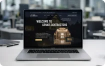 Custom website design for Genios Contractors in Rockville, MD
