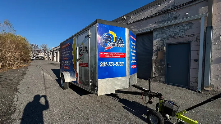 Wrap vehicular para RJA Services, foto 2.