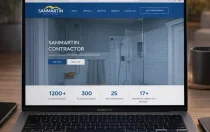 Custom website design for Sanmartin Contractor in Maryland