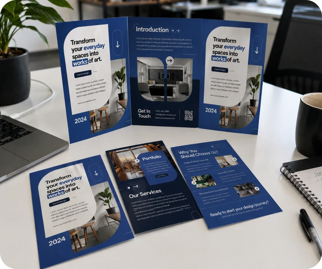 Brochure and flyer design and printing in Gaithersburg, MD