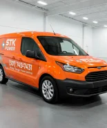 Commercial van wrap for STK Power in Maryland